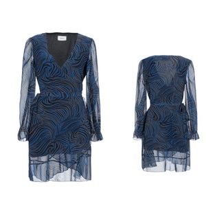 VICOLO MINI WRAP DRESS